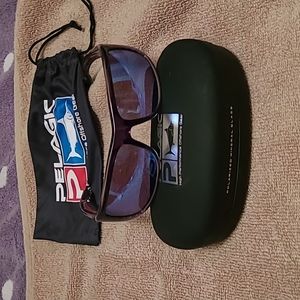 Pelagic fish hook polarized Mineral glass sunglasses